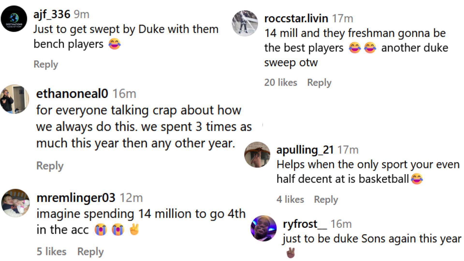 Images via the comments of the Instagram post.